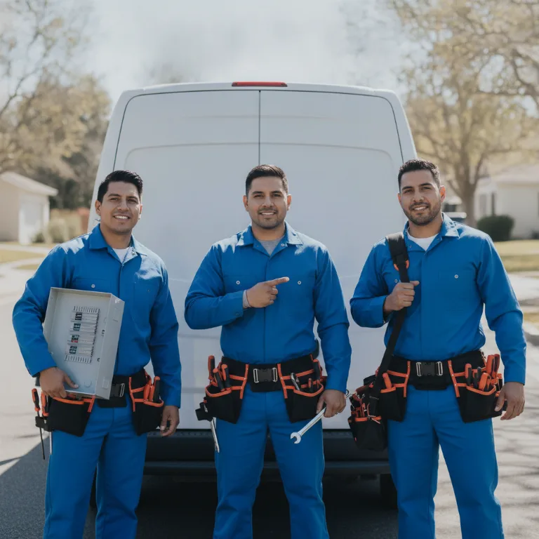 Substituição Quadro Elétrico equipe em Passos